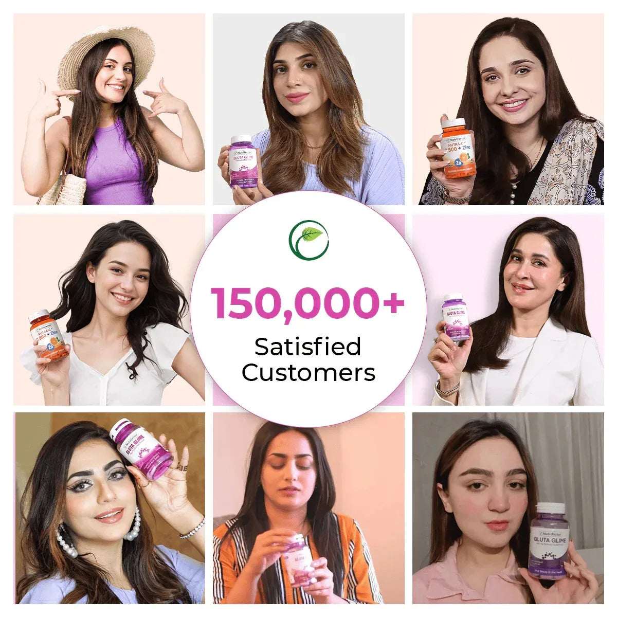 2 Gluta Glime + Free Nutra C Offer - Skin Nutrition & Brightening - Mumzar