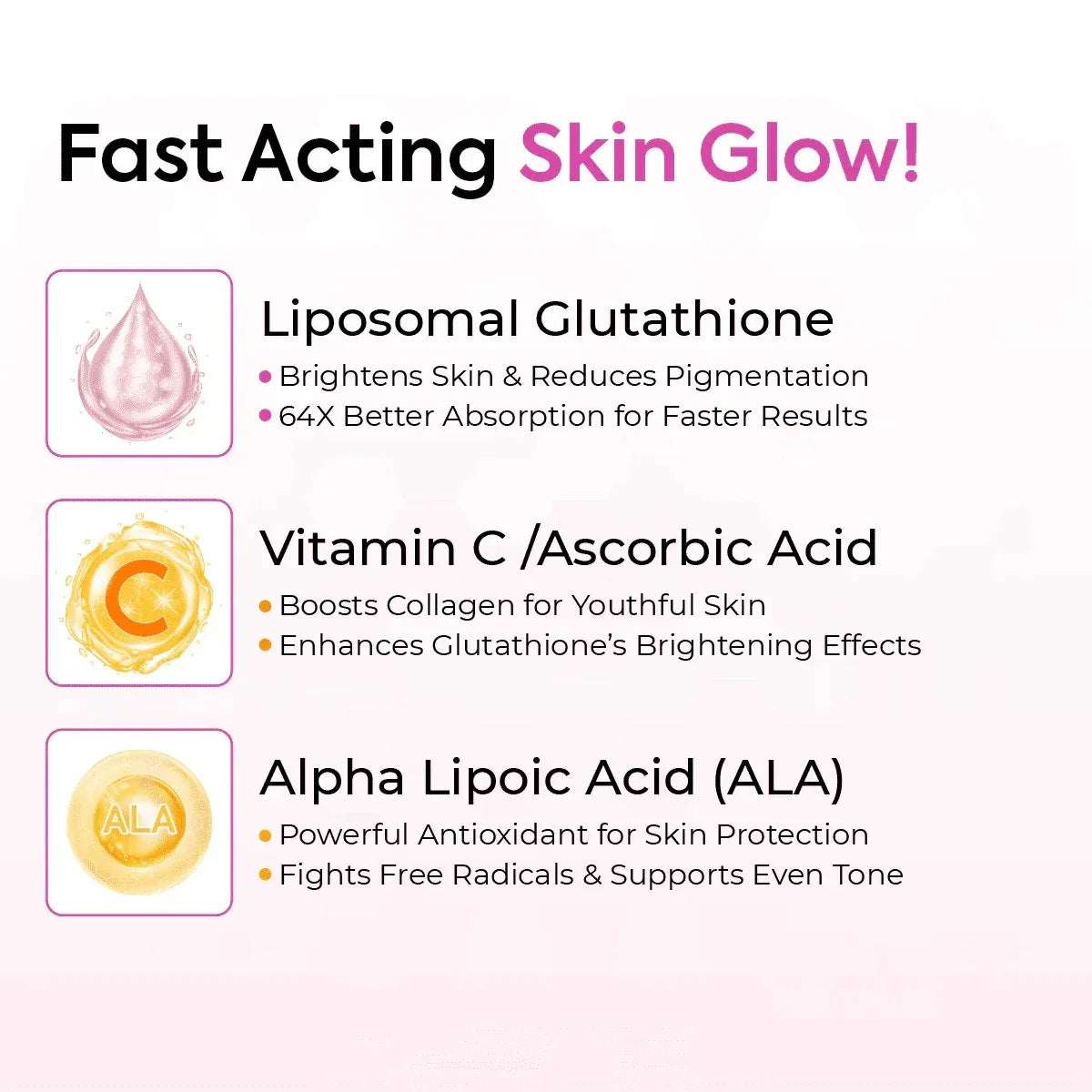 2 Gluta Glime + Free Nutra C Offer - Skin Nutrition & Brightening - Mumzar