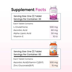 2 Gluta Glime + Free Nutra C Offer - Skin Nutrition & Brightening - Mumzar