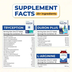 Men's Health Bundle (3x The Man) – 30 Days Pack - Mumzar