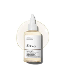 The Ordinary glycolic acid 7% exfoliating toner bottle with dropper, pale liquid