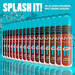 Lip Iv Hydrating Gloss Stain – High Pigment Lip Gloss with Up to 12-Hour Hydration, Wet Shine Finish – Burst That Tang! - Mumzar