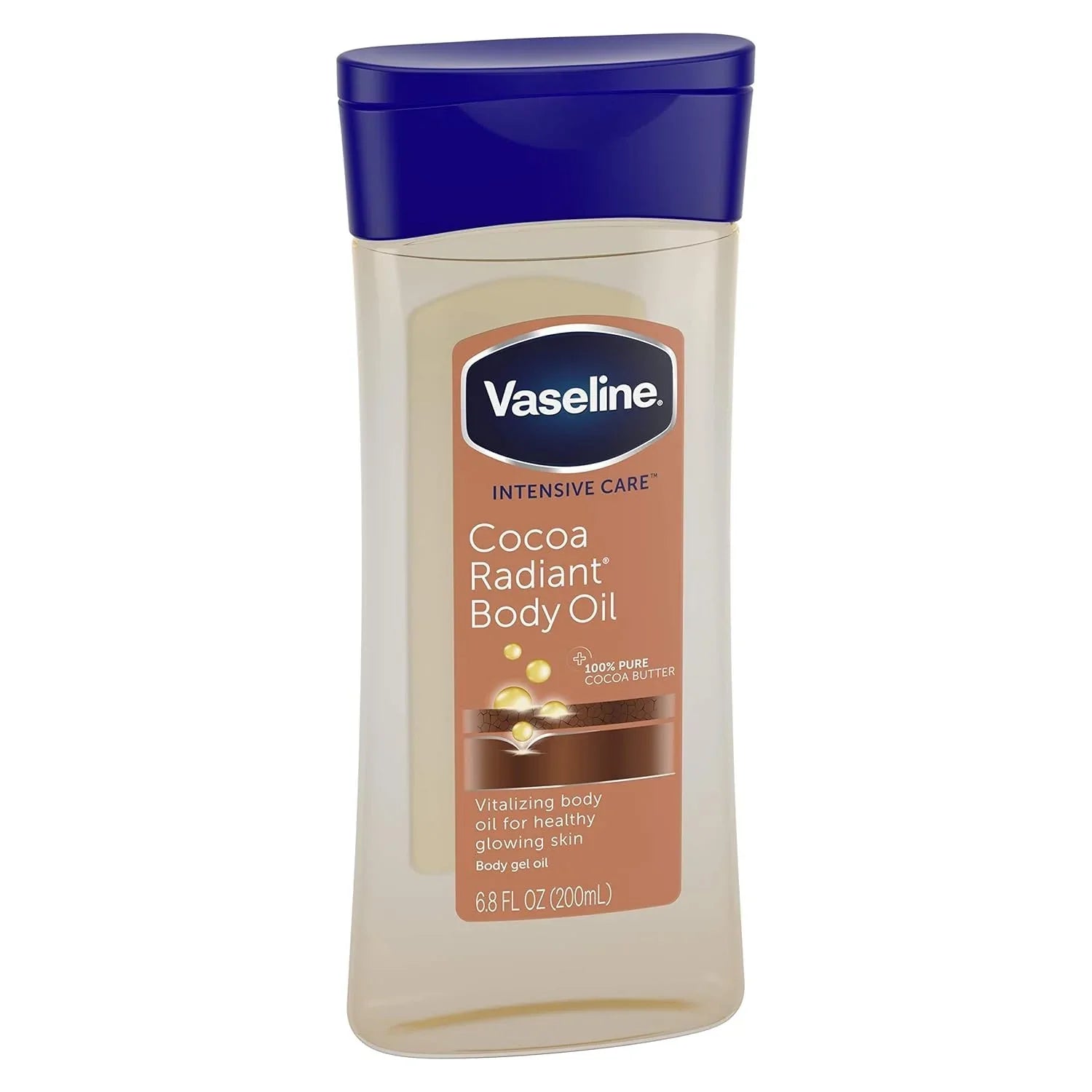 Vaseline Intensive Care Body Gel Oil – Cocoa Radiant, 6.8 oz - Mumzar