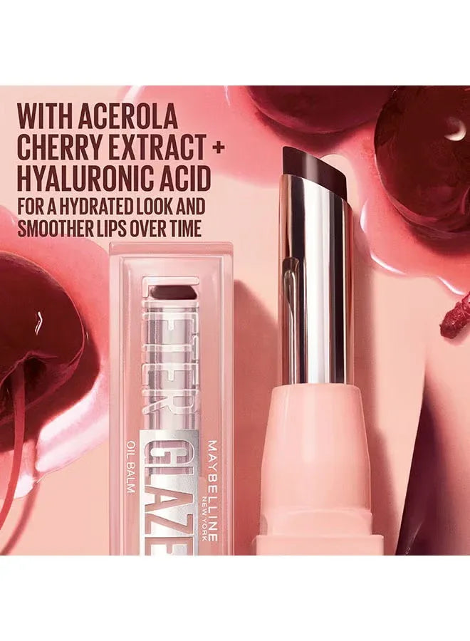 Maybelline Lifter Glaze Oil Balm – Hydrating Lip Balm with Hyaluronic Acid & Oil Blend, 24HR Moisture - Mumzar