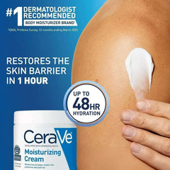 CeraVe Moisturizing Cream for Face & Body – Dry Skin Relief, 19 oz - Mumzar