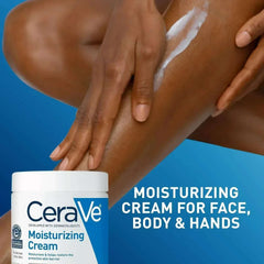 CeraVe Moisturizing Cream for Face & Body – Dry Skin Relief, 19 oz - Mumzar