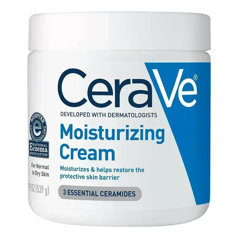 CeraVe Moisturizing Cream for Face & Body – Dry Skin Relief, 19 oz - Mumzar