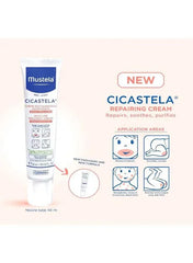 Mustela Cicastela Moisture Recovery Cream – Fragrance-Free Multipurpose Baby Ointment, 1.35 fl oz - Mumzar