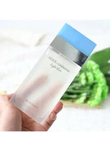 Light Blue eau de toilette bottle with blue cap, 100ml