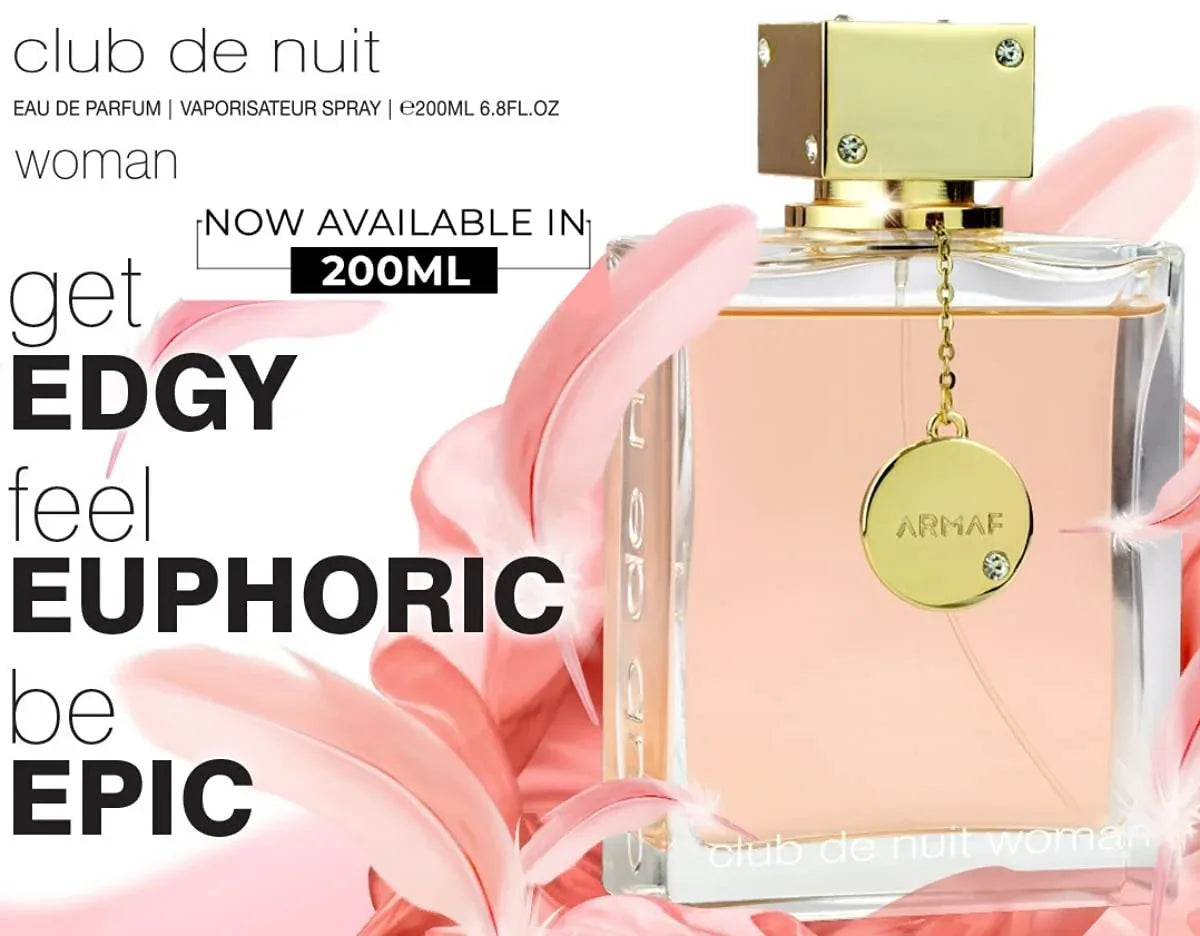 Armaf Club de Nuit for Women Eau de Parfum Spray – 6.8 oz / 200 ml - Mumzar