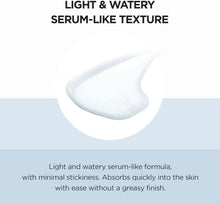 Sun serum drop illustration with light, watery serum texture for easy spread