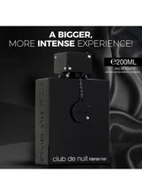 Armaf dark eau de parfum bottle with silver cap and hanging key charm, 200 ml