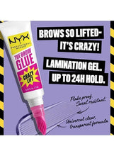 Brow lamination gel packaging with tube, universal clear formula shown