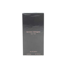 Narciso Rodriguez eau de parfum spray box, dark front with 100 ml label