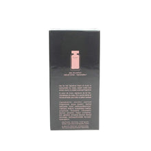 Narciso Rodriguez eau de parfum spray box back, dark panel with ingredient text