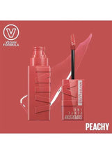 Super Stay Vinyl Ink liquid lipstick with applicator, Peachy peach-pink