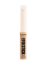 NYX Pro correcting concealer stick in natural beige, with printed logo