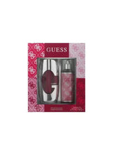 GUESS pink eau de parfum gift box set with two fragrance bottles
