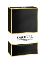 Carolina Herrera Good Girl eau de parfum box with gold border and logo text