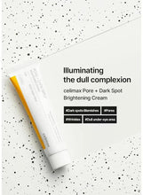 celimax Pore + Dark Spot brightening cream tube, angled