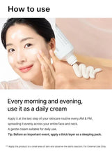 celimax Pore + Dark Spot Brightening Cream tube, hands spreading on face