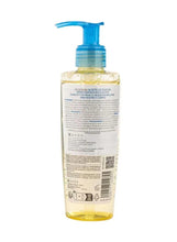 Bioderma Atoderm shower oil bottle, back label, blue pump