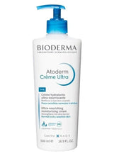 Bioderma Atoderm ultra nourishing moisturising cream bottle with blue pump, 500 ml