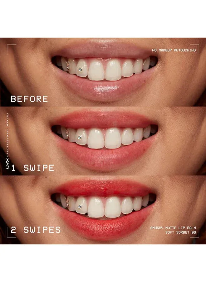 NYX PROFESSIONAL MAKEUP. Smushy Matte Lip Balm – Soft Smile - Mumzar