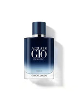 Giorgio Armani Acqua di Giò Profondo parfum bottle, dark blue with silver cap
