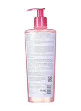 Bioderma Sensibio foaming cleansing gel bottle, back view with barcode and text
