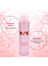 On 'Til Dawn mattifying waterproof setting spray, pink bottle with Green Tea and Witch Hazel