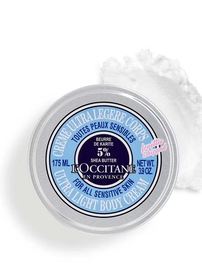 L’Occitane Shea Ultra‑Light Body Cream White – 175 ml