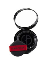 GIORGIO ARMANI foundation balm compact open with red-labeled sponge pad