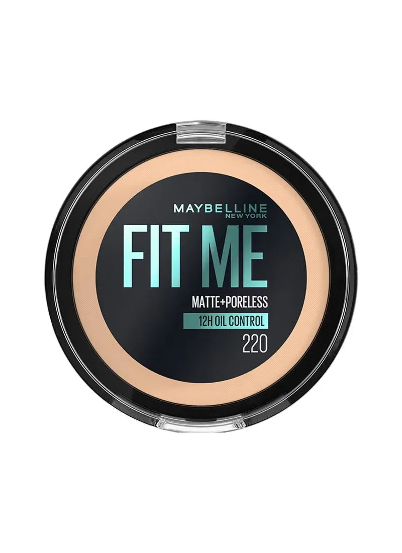 MAYBELLINE NEW YORK Fit Me Matte & Poreless Powder – 220 Natural Beige - Mumzar