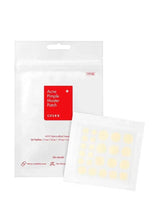 Hydrocolloid acne pimple master patch pouch with red COSRX label and 24 patches