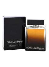 Men's eau de parfum set: black box and amber glass bottle with spray cap
