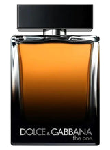Men's eau de parfum spray bottle with amber liquid, black base and clear glass