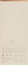 Perfume box back with fine print and certification icons near bottom