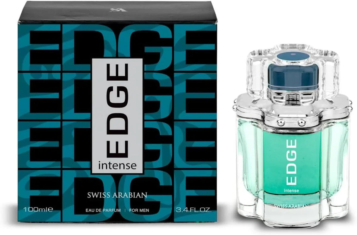 Swiss Arabian Edge Intense Eau de Parfum for Men – 100ml - Mumzar