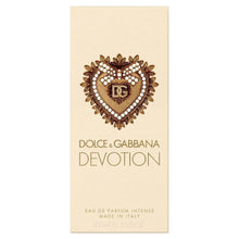 Devotion intense EDP box with heart DG logo and DOLCE&GABBANA text