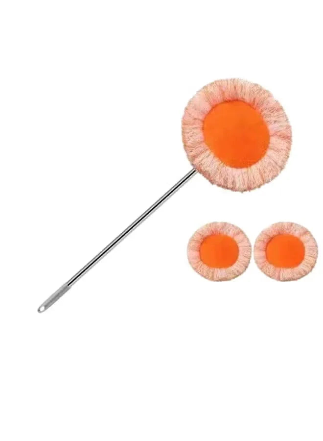 Round Sunflower Mop with 1 Meter Splicing Rod – Wet & Dry Dust Cleaning Mop - Mumzar