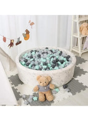 Pack Of 50 Thickened Five-Pointed Star Ocean Ball – Baby Chewable Wave Ball Pool Toy (5.5 cm, Mixed Colors) - Mumzar