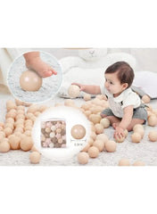 Pack Of 50 Thickened Five-Pointed Star Ocean Ball – Baby Chewable Wave Ball Pool Toy (5.5 cm, Mixed Colors) - Mumzar