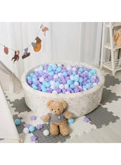 Pack Of 50 Thickened Five-Pointed Star Ocean Ball – Baby Chewable Wave Ball Pool Toy (5.5 cm, Mixed Colors) - Mumzar