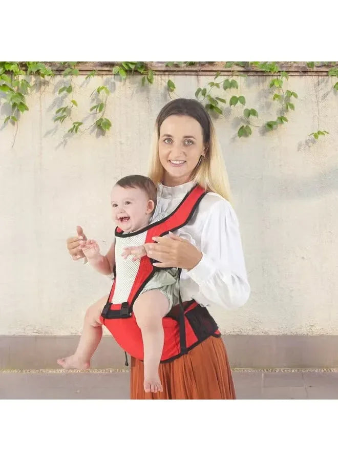 Baby Shoulder Strap Waist Stool Carrier Lightweight Portable Baby Hip Seat - Mumzar