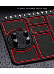 Silicone Anti-Skid Mat for Car Dashboard – Non-Slip Dashboard Pad (Red & Blue) - Mumzar