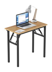 Multipurpose Wooden Foldable Desk 80 × 50 × 75 cm Portable Computer & Study Table