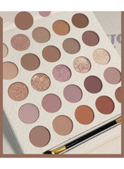 25-Color Cream Eyeshadow Palette Long-Lasting Blendable Makeup Palette