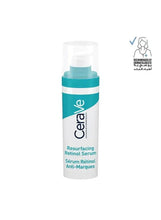 Teal-and-white skincare bottle with pump, front label visible