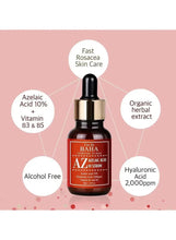 Cos De BAHA Azelaic acid 10% serum bottle with gold collar, on feature graphic